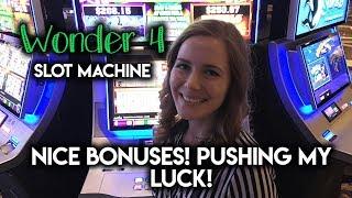 Wonder 4 Slot Machine Nice Bonuses! Does GREED PAYOFF?