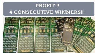 Great Run - Profit!! Scratching $150 in Scratch Off Lottery Tickets
