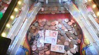 2p UK Coin Pusher at Bunn Leisure Selsey (IOW Arcade Tours Shoutout)