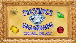 *NEW Game* DaVinci Diamonds Dual Play - live play w/ bonus - Slot Machine Bonus