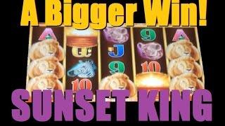 • SLOT MACHINE WIN SUNSET KING! BIG Slot Machine Bonus Win Sunset King!  ~ DProxima