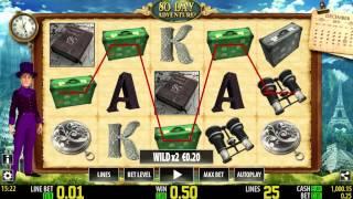80 Days Adventure slot by WorldMatch video game preview