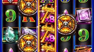 TWICE THE DIAMONDS Video Slot Casino Game with a TWICE THE DIAMONDS FREE SPIN BONUS