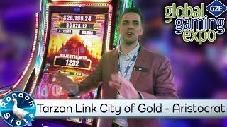 New️Tarzan City of Gold Slot Machine by Aristocrat at #G2E2022