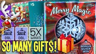 EARLY CHRISTMA$ PROFIT!  5X + Multiple Matches + Doublers  $100 TEXAS Lottery Scratch Offs