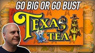 NEVER SEEN! Go BIG or Go BUST Texas Tea Slots | The Big Jackpot