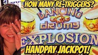 HANDPAY JACKPOT! HOW MANY RETRIGGERS DID IT TAKE?