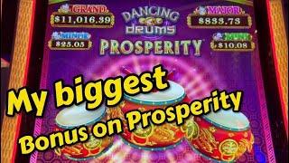 My best Dancing Drums Prosperity Bonus and a big win on a small Sweet Tweet bet