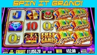I GOT THE SPIN IT GRAND FEATURE IN THE BONUS! RETIRGGER INSANITY 33 FREE SPINS
