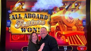 PLAYING ALL ABOARD at POTAWATOMI! I think we should play this more often!