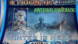WHAT A COMEBACK! Finally got the FREE SPINS and see the NIGHT KING! Thanks for the PROFIT!