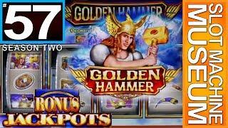 GOLDEN HAMMER - BONUS JACKPOTS! (WMS)  - [Slot Museum] ~ Slot Machine Review