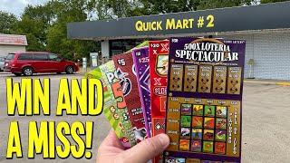 WIN and a MISS! $50 500X + $20 500X  $160 TEXAS LOTTERY Scratch Offs