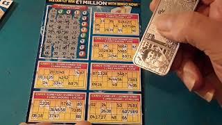 .......Millionaire BINGO...Time...    One Card Wonder Game