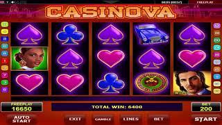 Casinova video slot Review - Amatic Casino