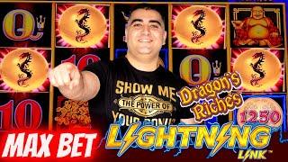 High Limit Lightning Link Happy Lantern & Dragon Riches Slot Machine BONUSES & BIG WIN | SE-7 | EP-7