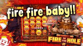 FIRE IN THE HOLE  (すばらしい)  MEGA WIN!!