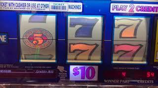 Five Times Lucky Sevens $20/Spin - High Limit Slot Play@Seminole Hard Rock Hotel & Casino Tampa