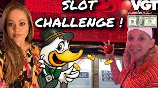 $100 VGT SLOT CHALLENGE AGAINST TIFFANY MILLS SLOT CHANNEL ON ••LUCKY DUCKY••