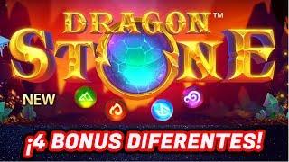 Dragon Stone  4 Tipos de Bonus Diferentes! / Tragamonedas Nuevo Online
