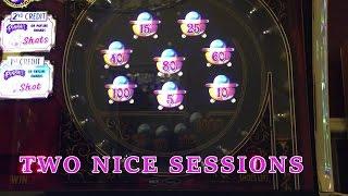 Pinball slot - two nice quick max bet sessions - Slot Machine Bonus