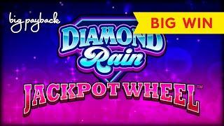 Diamond Rain Jackpot Wheel Slot - BIG WIN BONUS!