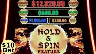 DRAGON LINK Slot Machine  Lightning Link  BONUS Won $10 Bet ! + Submarine Victory Slot Bonus(KONAMI)