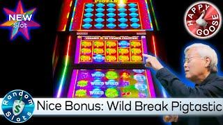 ️ New  Wild Break Pigtastic Slot Machine, Nice Bonus