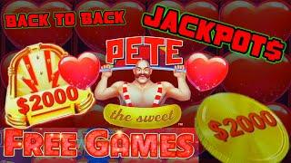 NEW SLOT Pete The Sweet Penny Pier HIGH LIMIT BACK 2 BACK HANDPAY JACKPOTS ️ $50 Bonus Round Slot