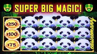 • SUPER BIG WIN!!! •- PANDA MAGIC SLOT! - That's a LOTTA • PANDAS! - Slot Machine Bonus