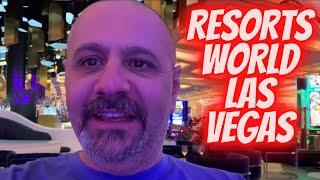 TRYING OUR LUCK AT RESORTS WORLD IN LAS VEGAS!