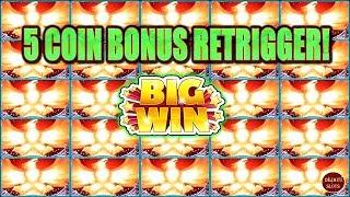 5 COIN BONUS RETRIGGER! STEPPING IN DOG POOP LEADS TO BIG WIN!