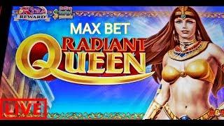 RADIANT QUEEN  TOUGH GAME TO CRACK  | MAX BET | LIVE PLAY | SLOT MACHINE
