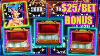 HIGH LIMIT Lightning Cash Link High Stakes ️$25 Bonus Round Slot Machine Casino
