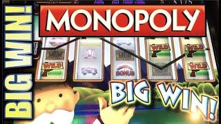 AMAZING MONOPOLY BIG WIN! FIRST SPIN WOW!!  REAL ESTATE TYCOON Slot Machine Bonus (WMS) REPOST