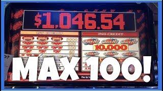 WHAT'S MY PAYBACK %  100 SPINS AT MAX BET  QUICK HIT SLOT MACHINE  SAN MANUEL CASINO