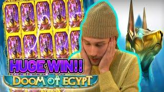 FULLSCREEN!! DOOM OF EGYPT HUGE WIN - ONLINE CASINO BONUS FROM CASINODADDY