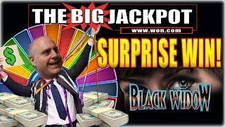 I GOT CALLED!   SURPRISE WIN & BONUS BLACK WIDOW BOOM! | The Big Jackpot