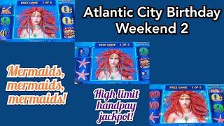 No Jackpot, No Sleep! High Limit Lightning Link, Sun and Moon and Drums - AC Birthday Weekend Part 2