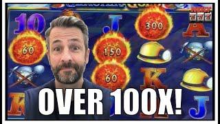 OVER 100X my bet! Such a sweet bonus on Ultimate Fire Link Slot Machine!