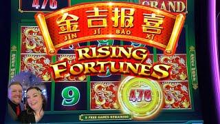 Rising Fortunes BONUSES | WE NEVER PLAY THIS! Quick Hits | Tarzan bonus
