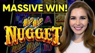 WOW! I Hit The Biggest Nugget Possible!! Wild Wild Nugget Slot Machine! HUGE WIN!!