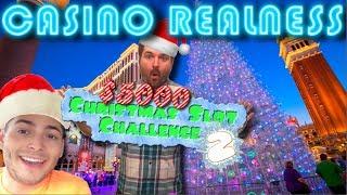 Casino Realness with SDGuy - $5,0000 Christmas Slot Challenge 2 - Episode 82