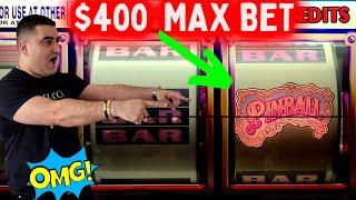I Got $400 Max Bet PINBALL Bonus - Here's What Happened