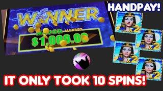 It Only Took 10 Spins! Maxed Out Major + Multipliers! Handpay Jackpot on Dollar Storm