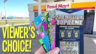 VIEWER'S CHOICE! $100 LOTTERY TICKET + YOU HAVE TO SEE THIS!!