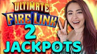 MY BEST BACK TO BACK JACKPOTS on Ultimate Fire Link in VEGAS!