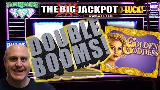 DOUBLE BOOMS ON TRIPLE DIAMOND & GOLDEN GODDESS!!  | The Big Jackpot
