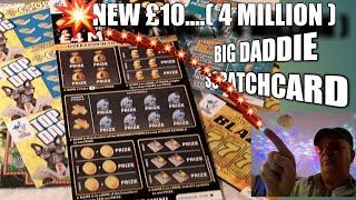 New•£10(Big Daddie)•Scratchcard•Instant £500•£250,00 Blue•️Triple Payout•BLAZIN'7s•Top Dog•