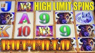 BUFFALO GOLD - Redemption Jackpot Playing High Limit $30 Spins!